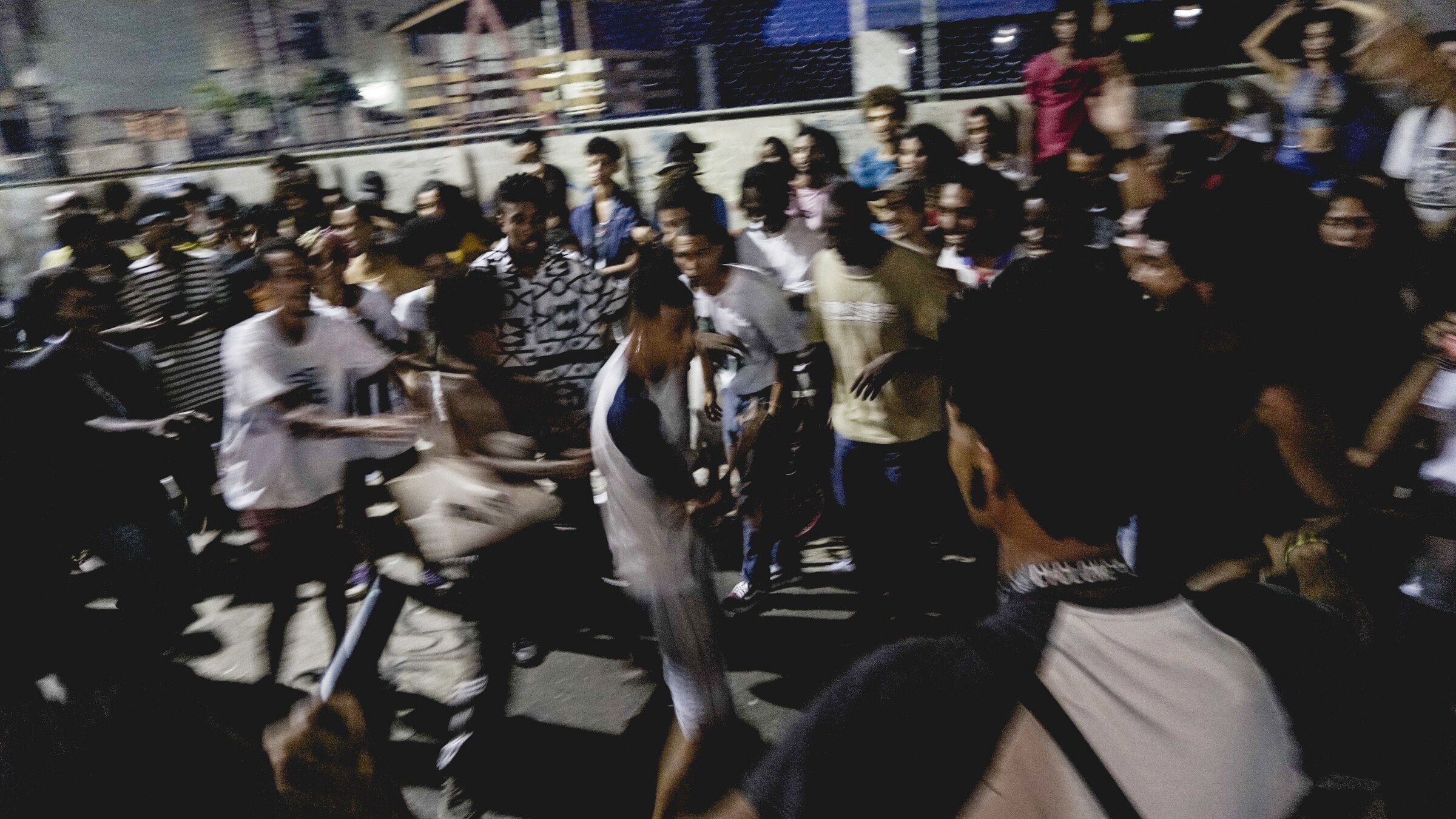Fotografia original da pista e dança